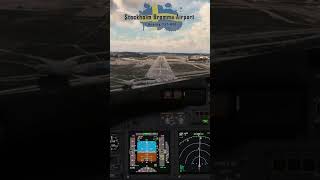 ⚜️Landing Stockholm Bromma Airport B738 aviation msfs2020 boeing737 pilot [upl. by Lamahj]