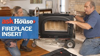 How to Install a Fireplace Insert  Ask This Old House [upl. by Pegg385]