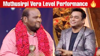 Super singer 8 muthusirpi performance  Mannithuli mannithuli song  AR Rahman [upl. by Callean]