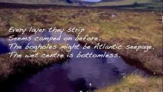 Bogland by Seamus Heaney [upl. by Sivrup]