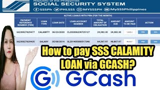 How to pay SSS CALAMITY LOAN online via GCASH 2023 update [upl. by Airbma]