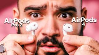 AirPods 4 vs AirPods Pro 2  الفرق غير متوقع [upl. by Haseefan]