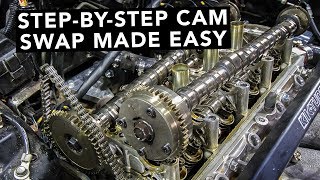 How To Swap Honda K20 K24 KSeries Camshafts [upl. by Yelhsa]