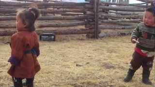 Mongolian herder kids [upl. by Uolymme]