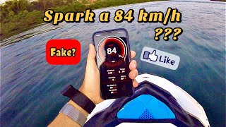 Top speed Jetski Spark seadoo depois do remap e só o cano Part Ptzildo  JOTAB [upl. by Finer]