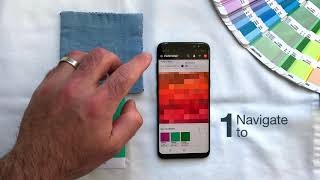 How to use Pantone Color Match Card Android amp IOS Pantone Mobile Application Details Connect [upl. by Chickie]