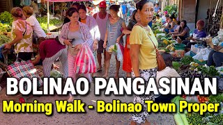 BOLINAO PANGASINAN Walking Tour  TOWN PROPER Public Market  El Pescador Resort  Philippines [upl. by Ilera242]