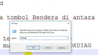 Cara Menjalankan DXDIAG di Windows 10 [upl. by Noxas284]