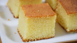 Eggless Sponge Cake  Vanilla Sponge Cake With Condensed Milk  Super Soft Eggless Cake [upl. by Egag]