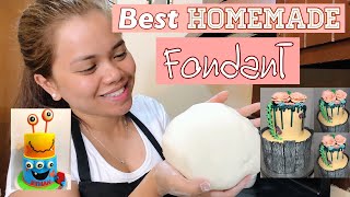 How To Make The Best Homemade Marshmallow Fondant [upl. by Eydie]