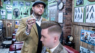 💈 ASMR BARBER  The Gatsby Party Haircut  Relaxing Sounds Instant Sleep [upl. by Ardnoet]