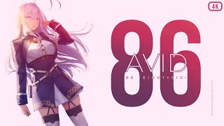 『4K』 86 Eighty six 「AVID」 SawanoHiroyuki English Lyrics [upl. by Aniret]