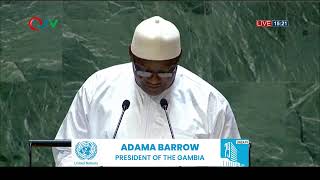 PRESIDENT ADAMA BARROW ADDRESS UNGA79 290924 [upl. by Maleeny264]