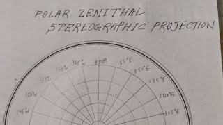 polar zenithal stereographic projection Geography [upl. by Flessel]