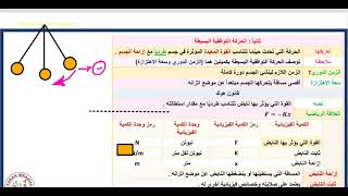 دورة التحصيلي فيزياء المحاضرة 5  هامة جداً مع حل تجميعات  حل كتاب عبد الكريم تحصيلي علمي [upl. by Eednus]