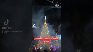 Encendida de árbol de Navidad en Apizaco Tlaxcala [upl. by Beryl392]