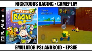 Nicktoons Racing Gameplay ePSXe  Best PS1 Games  Emulator PS1 Android [upl. by Bearnard689]