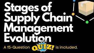 Stages of Supply Chain Management Evolution [upl. by Yleek]