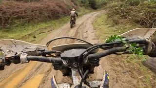 Segunda parte salida 21 de septiembre con amistad enduro Chol Chol fe350 caídas Se rompe la moto [upl. by Gaylene]