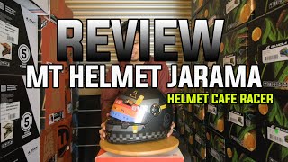 MT HELMET JARAMA  HELMET REVIEW  CAFE RACER HELMET [upl. by Attenor]