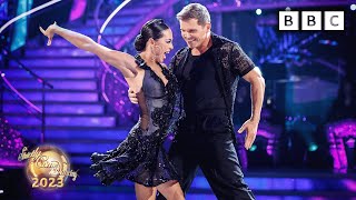 Nigel Harman and Katya Jones Salsa to Suavemente by Elvis Crespo ✨ BBC Strictly 2023 [upl. by Arquit]