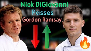 Nick DiGiovanni Passes Gordon Ramsay TIMELAPSE [upl. by Yelkcub]