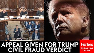 BREAKING Trump Lawyer Makes Argument To Appeal 454 Million NYC Civil Fraud Verdict  Full Hearing [upl. by Fanestil]