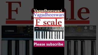 Vagadheeswariragam keyboard tutorial F scale video by Ganapathiraoharmonyum [upl. by Carlos336]