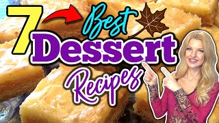 7 ⭐️Best⭐️ FALL DESSERT RECIPES you seriously NEED in your LIFE  Easy DESSERT RECIPES will Love [upl. by Andryc]