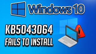 Fix Update KB5043064 Not Installing In Windows 10 Version 22H221H2 [upl. by Ahsyat707]