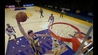 Alex Caruso Throws Down Two Big Time Dunks Against Portland [upl. by Ytsrik]