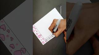 Very easy border designProject work border design shorts shortvideo trending trendingshorts [upl. by Shaeffer]