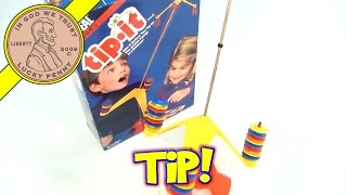 How To Play The Game Tip It Game 7093 1986 Ideal Toys  The Action Hangs In A Balance [upl. by Anirtep]