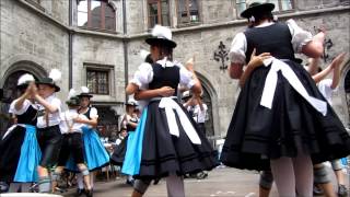 Schuhplattler  Bavarian Folk Dance in Munich [upl. by Akiemat]