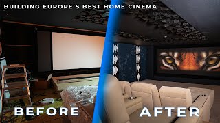 Building The Best Alcons Audio Home Cinema in Europe luxury [upl. by Tonneson]