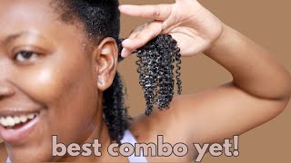 IT JUST KEEPS GETTING BETTER The Best Type 4 Hair Wash and Go Combo KandidKinks [upl. by Ahsirahc]