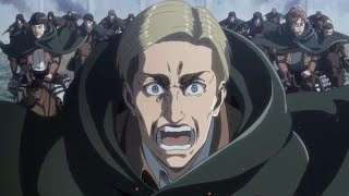 Erwin Smith last speech  English dubbed  Attack on Titan [upl. by Aisyat]