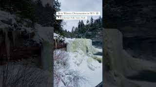 Winter at Blackwater Falls State Park  Best Winter Destination in West Virginia [upl. by Smail]