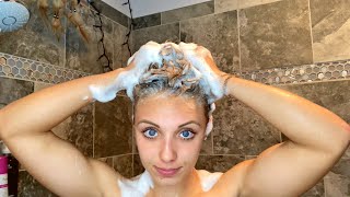 ASMR  Hair Shampooing amp Soapy Foam Hair Care Routine [upl. by Ahseital]