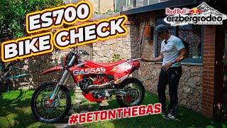 RACING EDITION GASGAS ES700  BIKE CHECK  TUTTO PRONTO PER ERZBERG RODEO 2024 [upl. by Ynohtnakram33]