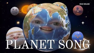 Fun Learning with Goji Bears The Planet Song  Teach Kids about Solar System  Education Music [upl. by Saffier]