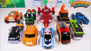 Best Toy Learning Videos for Kids  Learn Vehicle Names with Transforming Robots [upl. by Annadal]