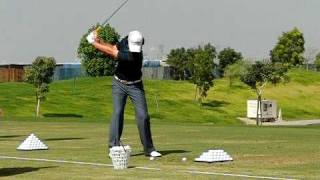 RACE TO DUBAI GOLF RORY PRACTICE EN 210 IS [upl. by Yetty]