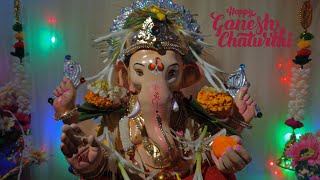 Ganpati Cinematic Video 2024  Ganesh Chaturthi 2024  Home Decoration  Roshan Kumbhare [upl. by Atilahs605]