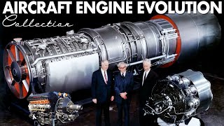 Aircraft Engines  From Propellers To Turbojets To Supersonic Passenger Jets  A Video Collection [upl. by Eramal]