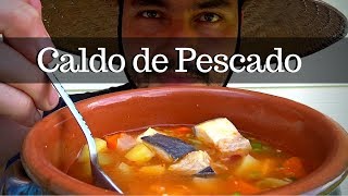 Caldo de Pescado pez espada  La Capital [upl. by Anirdnajela]