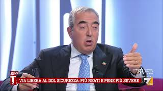 DDL Sicurezza Gasparri quotAlcune norme servono anche per deterrenzaquot [upl. by Inavoj]