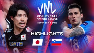 🇯🇵 JPN vs 🇸🇮 SLO  Highlights  Week 2  Mens VNL 2024 [upl. by Feinleib]