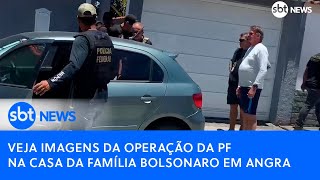 Veja imagens da operação da PF na casa da família Bolsonaro em Angra [upl. by Sergeant789]