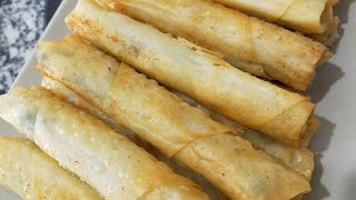 Sigara BorekTurkish Cheese Rolls Filipina cooks ladygee [upl. by Gonzales]